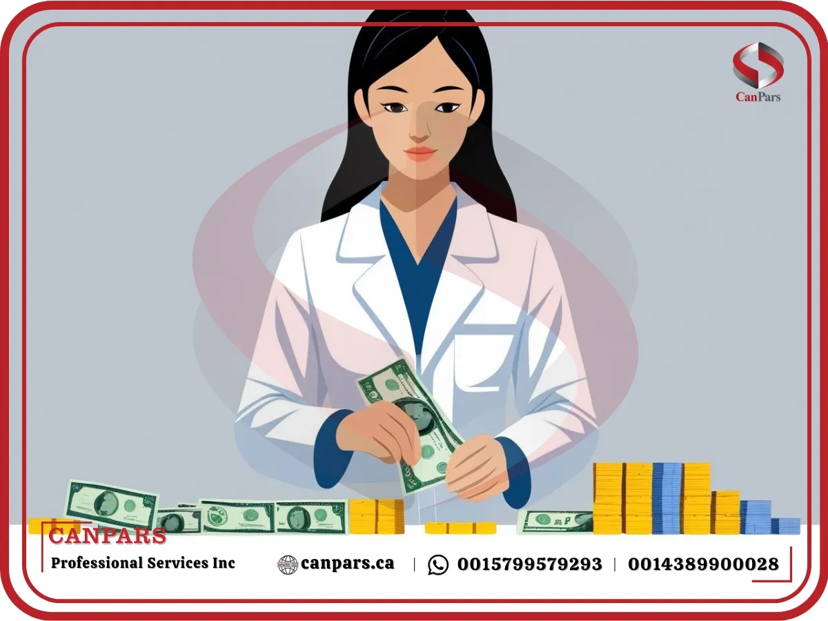 میانگین دستمزد داروساز در کانادا