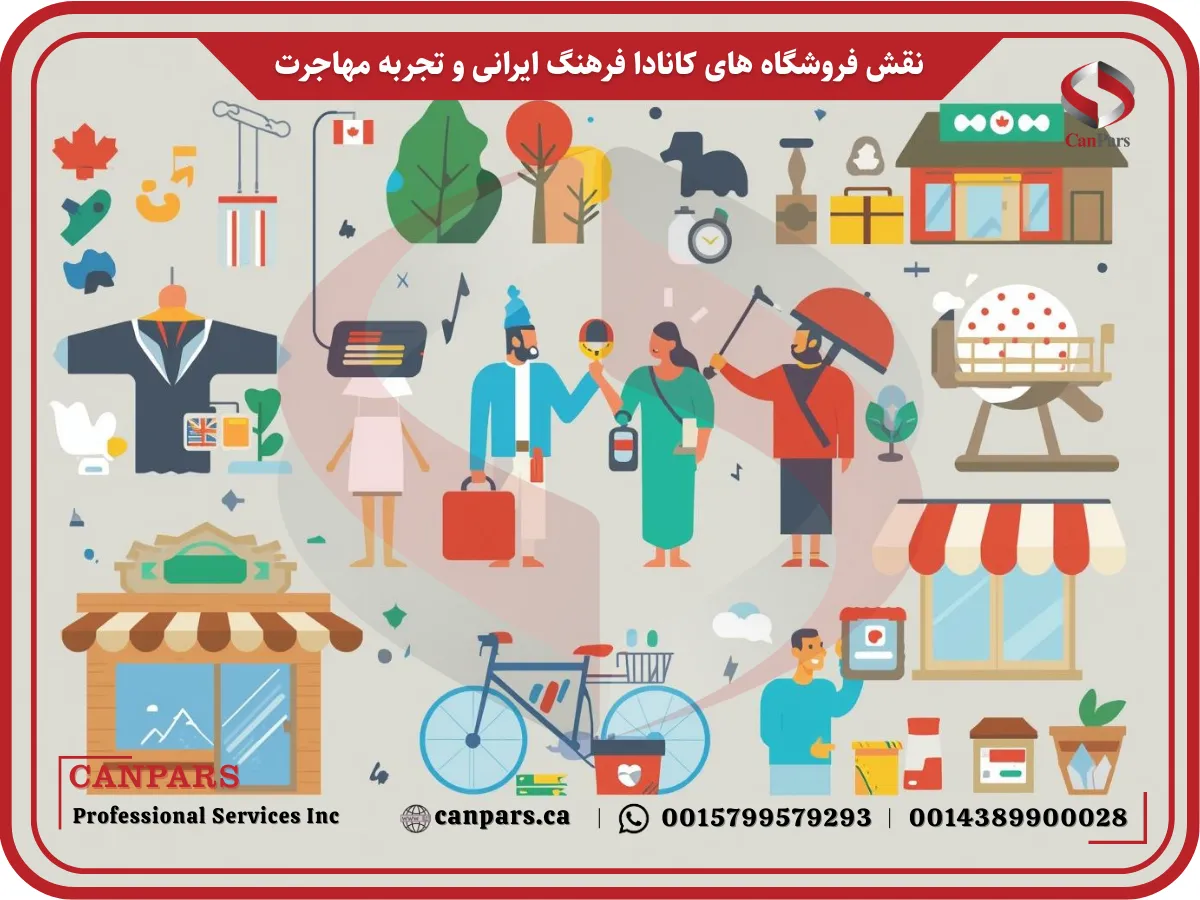نقش فروشگاه های کانادا فرهنگ ایرانی و تجربه مهاجرت