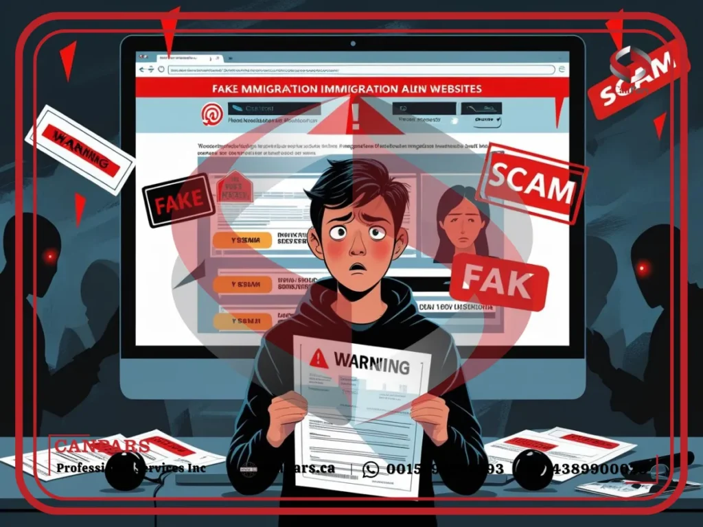 وبسایت های مهاجرتی تقلبی