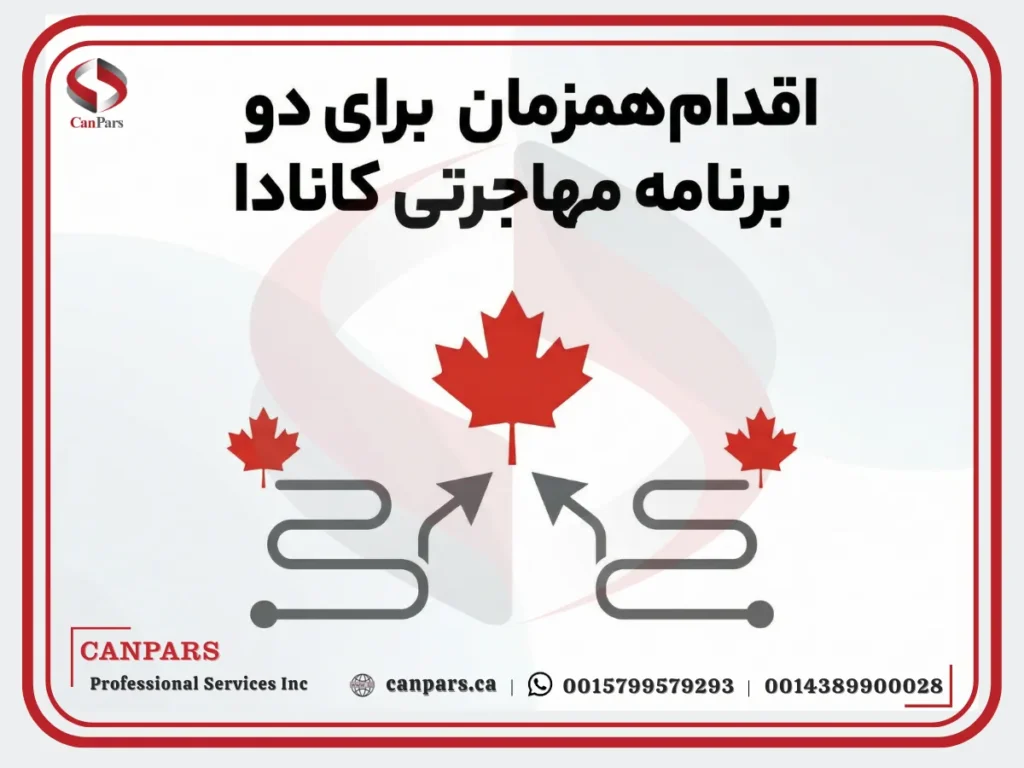 اقدام همزمان برای دو برنامه مهاجرتی کانادا