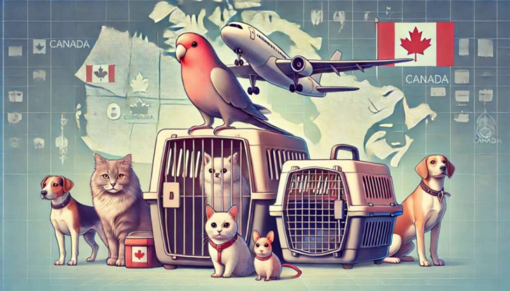 بردن حیوانات خانگی به کانادا