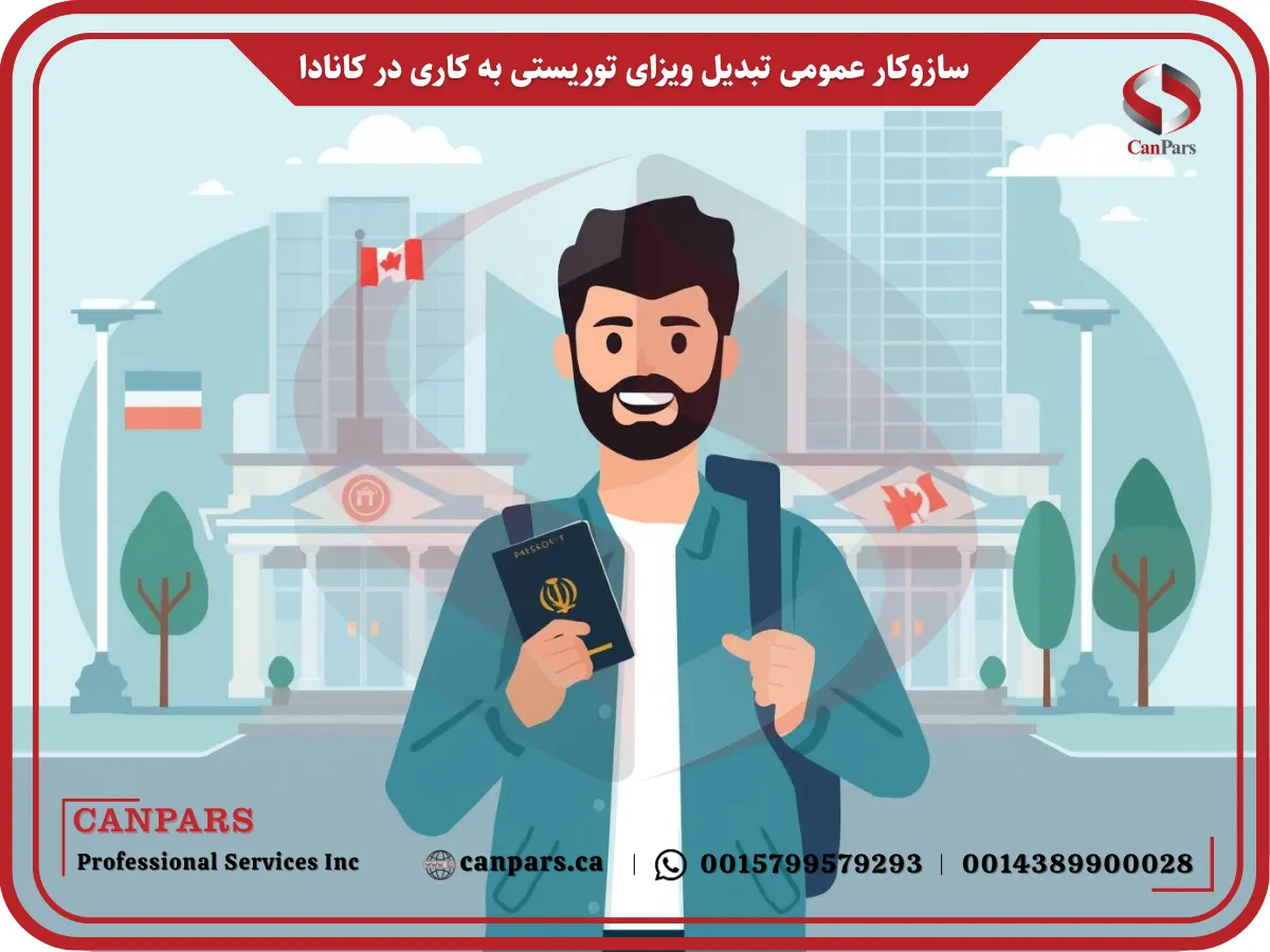 سازوکار عمومی تبدیل ویزای توریستی به کاری در کانادا