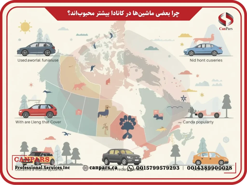 چرا بعضی ماشین‌ها در کانادا بیشتر محبوب‌اند؟