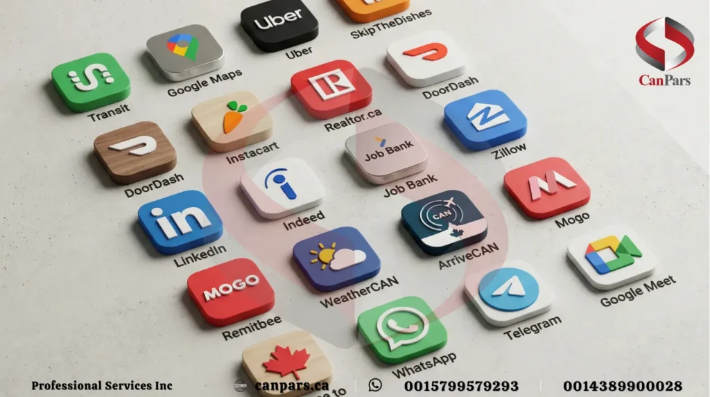 اپلیکیشن‌ های کاربردی در کانادا