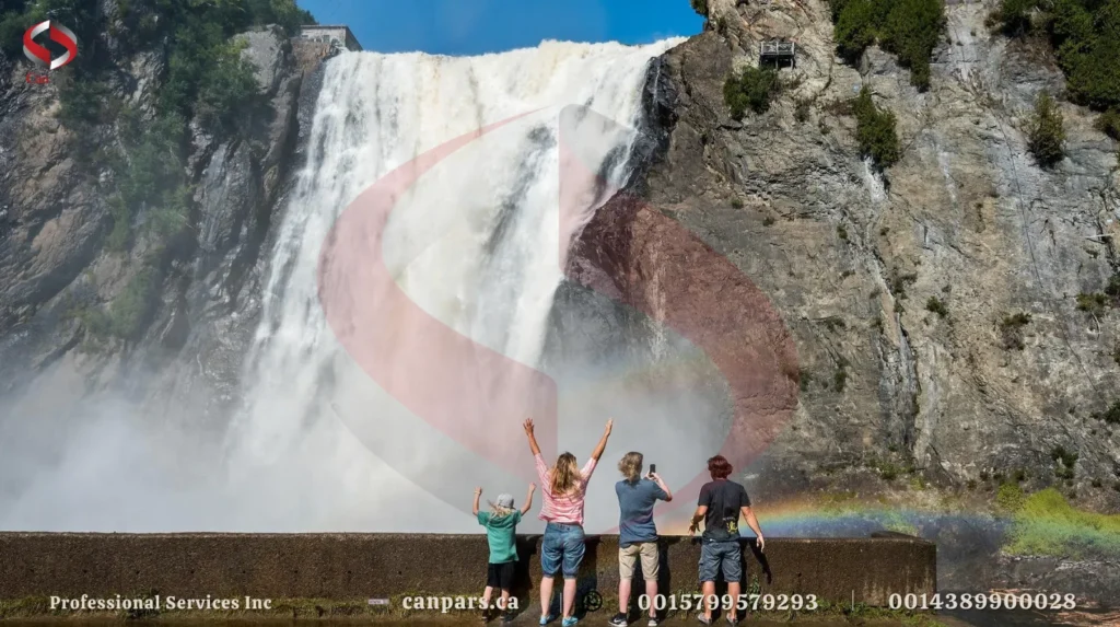 ۵. آبشار مونت‌ مورنسی، آبشاری بلندتر از نیاگارا
